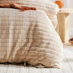 Winston Faux Fur Quilt Cover Set