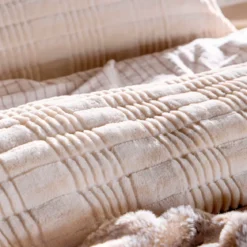 Winston Faux Fur Quilt Cover Set