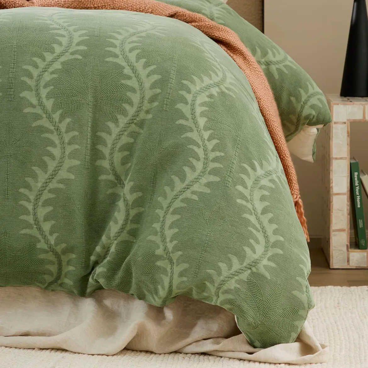 Zenda Palm Quilt Cover Set