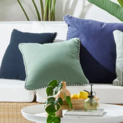 Zona Outdoor Small Square Plain Cushion